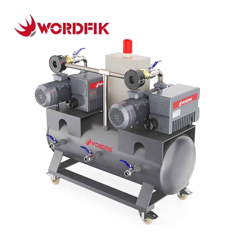أنظمة فراغ متعددة المضخات ذات ريش دوارة مختومة بالزيت من Wordfik