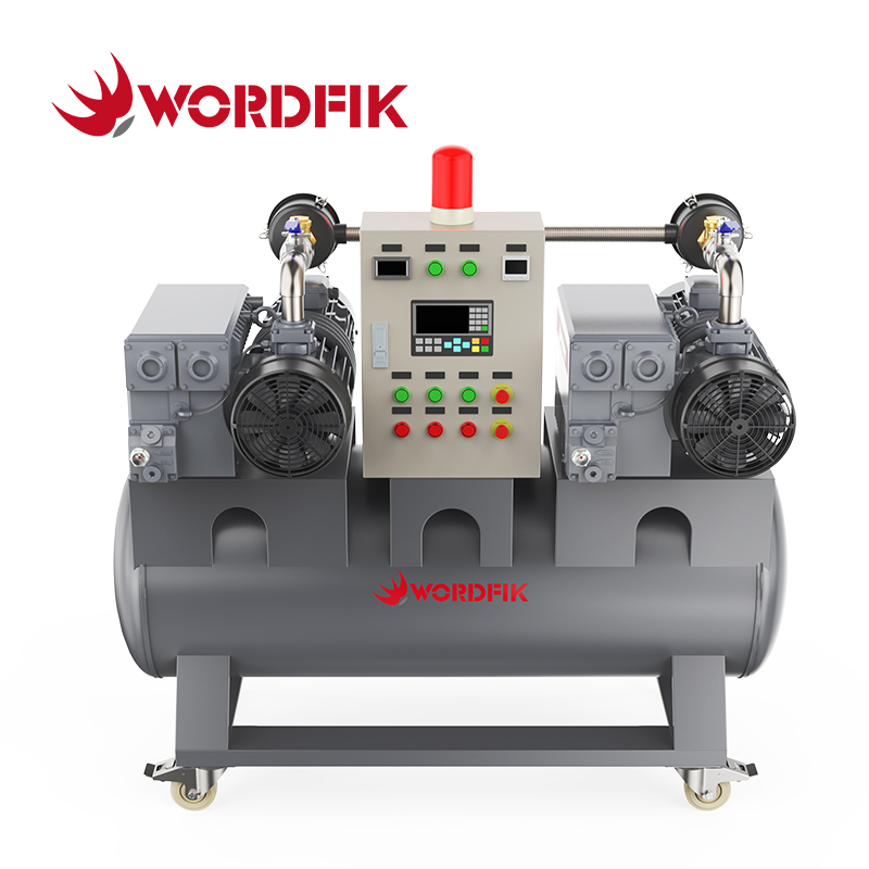 أنظمة فراغ متعددة المضخات ذات ريش دوارة مختومة بالزيت من Wordfik