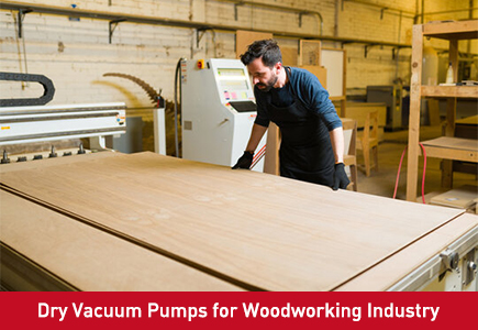 مضخات التفريغ الجافة لصناعة النجارة 