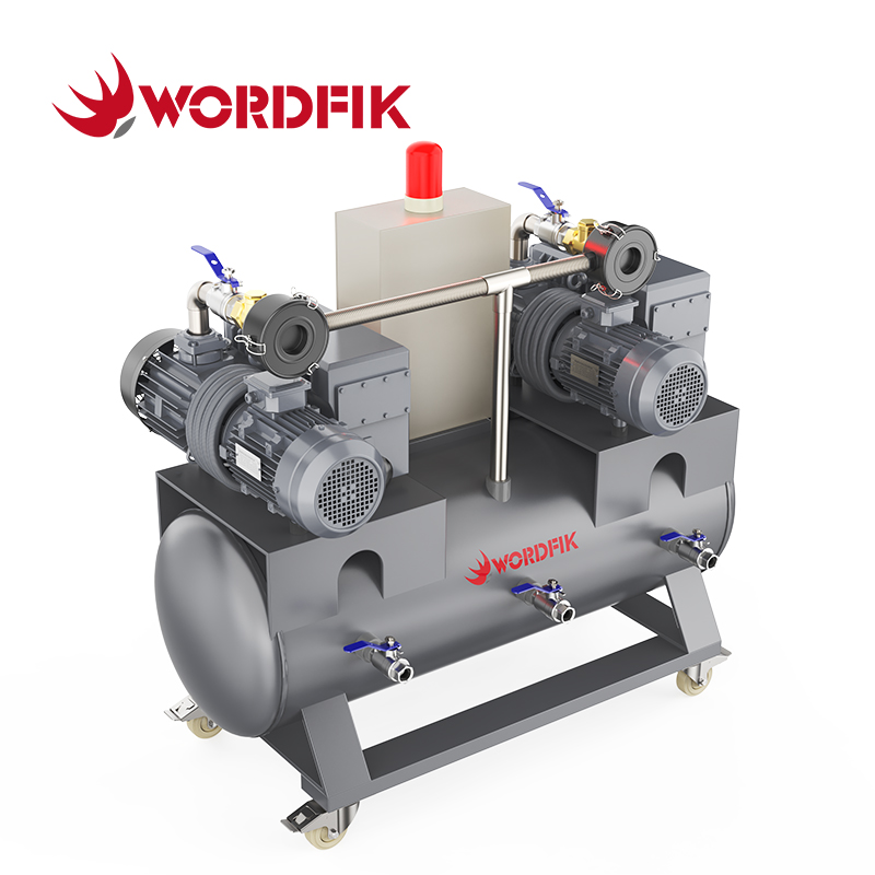 أنظمة فراغ متعددة المضخات ذات ريش دوارة مختومة بالزيت من Wordfik