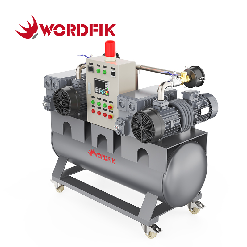 أنظمة فراغ متعددة المضخات ذات ريش دوارة مختومة بالزيت من Wordfik