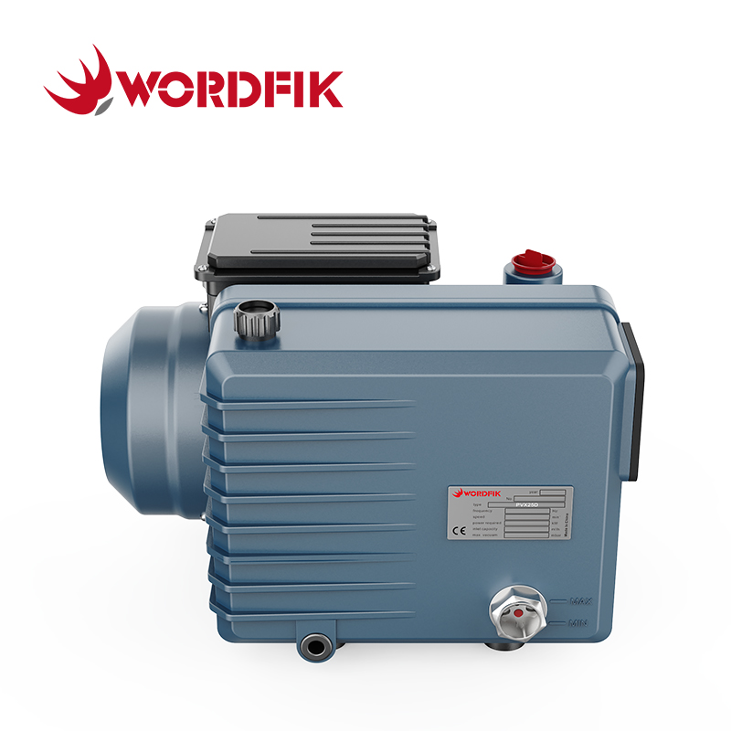 0.5mbar 24-28m³ / h مضخة فراغ دوارة دوارة مشحمة بالزيت PVX25