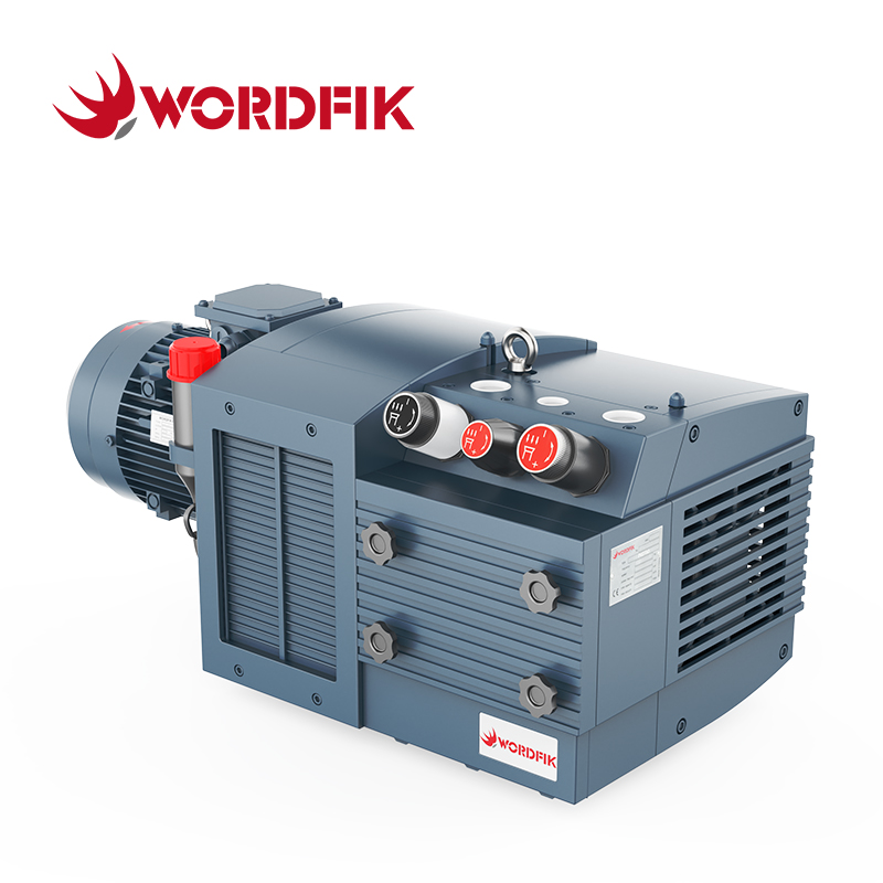 اثنين من وصلات الشفط Wordfik PVDT60 مضخة دوارة دوارة خالية من الزيت ومضخة مجمعة للضغط 60 م³ / ساعة 72 م³ / ساعة