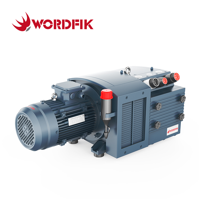 اثنين من وصلات الشفط Wordfik PVDT60 مضخة دوارة دوارة خالية من الزيت ومضخة مجمعة للضغط 60 م³ / ساعة 72 م³ / ساعة